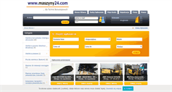 Desktop Screenshot of maszyny24.com